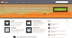 Desktop Screenshot of ocaml.org